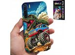 Custodia Per Oppo A91 -Dinosauro In Monstertruck Designs Per Bambini