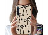 Custodia Per Oppo A91 - Beige Ribbon Bow Tie Modelli Alla Moda