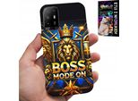 Custodia Per Oppo Reno 5Z / A94 5G - Boss Lion Con Corona Su Scudo Custodia + Foil