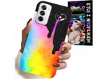Custodia Per Oppo Reno12 Pro 5G - Motivi Colorati Arcobaleno, Vernice + Pellicola