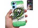 Custodia Per Oppo Reno7 5G - Calcio, Custodia Per Calcio + Vetro