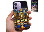 Custodia Per Oppo A60 5G - Boss Lion Con Corona Su Scudo Custodia + Foil