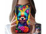 Custodia Per Oppo A91 - Motivi Floreali Cane York Plecki