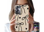 Custodia Per Oppo A79 5G - Beige Ribbon Cockerries Modelli Alla Moda