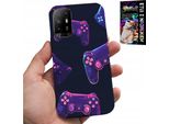 Custodia Per Oppo Reno 5Z / A94 5G - Custodia Per Videogiocatori, Modelli Di Gioco + Vetro