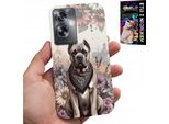 Custodia Per Oppo A79 5G - Coperchio Con Motivi Di Razze Canine + Foglio Di Alluminio