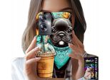 Custodia Per Oppo A79 5G - Bulldog Coffi Love, Girasoli, Custodia Psi