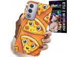 Custodia Per Oppo A80 5G - Custodia Per Pizza Dolce E Sorridente + Foglio Di Alluminio