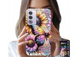 Custodia Per Oppo A80 5G - Girasole Con Farfalla, Custodia + Foglio Di Alluminio