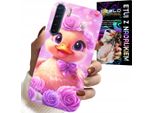 Custodia Per Oppo A91 - Dolce Anatra, Anatra Su Sfondo Rosa