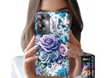 Custodia Per Oppo A79 5G - Custodia Con Motivi Floreali E Rose + Lamina
