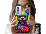 Custodia Per Oppo A80 5G - Motivi Floreali Dog York Plecki