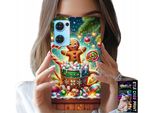 Custodia Per Oppo Reno7 5G - Disegni Natalizi Di Pan Di Zenzero + Vetro