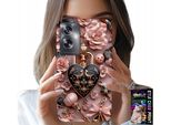 Custodia Per Oppo A79 5G - Modelli Femminili Custodia A Cuore Con Lucchetto + Lamina