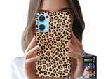 Custodia Per Oppo Reno7 5G - Retro Con Stampa Leopardata Modelli Femminili Alla Moda