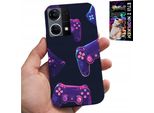 Custodia Per Oppo Reno7 4G - Custodia Per Giocatori, Modelli Di Gioco + Vetro