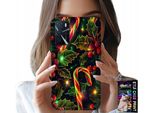 Custodia Per Oppo A16 / A16S / A54S - Bastoncino Di Zucchero, Vischio, Albero Di Natale + Vetro