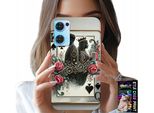 Custodia Per Oppo Reno7 5G - Carte Da Poker King + Vetro