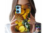Custodia Per Oppo Reno7 5G - Custodia Con Frutto Di Ananas + Vetro
