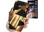 Custodia Per Oppo Reno7 Lite 5G - Design Elegante D'oro + Hydro Foil