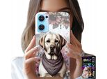 Custodia Per Oppo Reno7 5G - Modelli Di Cane Husky + Vetro