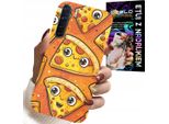 Custodia Per Oppo A91 - Custodia Per Pizza Dolce E Sorridente + Vetro
