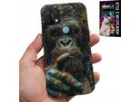Custodia Per Oppo A15 / A15S - Scimmia, Scimmia, Gorilla, Animali + Vetro