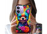Custodia Per Oppo A60 5G - Motivi Floreali Dog York Plecki