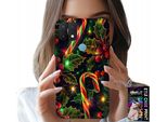 Custodia Per Oppo A15 / A15S - Bastoncino Di Zucchero, Vischio, Albero Di Natale + Vetro
