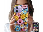 Custodia Per Oppo A40 / A40M - Custodia Con Fiori Colorati E Margherite