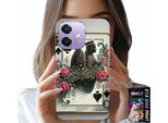 Custodia Per Oppo A40 / A40M - Card King Poker Card + Vetro