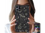 Custodia Per Oppo Reno7 4G - Cosmo Pianeti Stelle Luna + Vetro