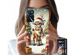 Custodia Per Oppo A16 / A16S / A54S - Renna, Motivi Natalizi + Vetro