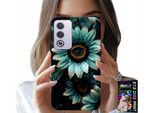Custodia Per Oppo A80 5G - Gerbera Blu A Margherita +Folia