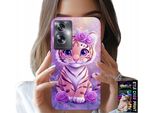 Custodia Per Oppo A79 5G - Tigre Carina Su Sfondo Rosa + Foil