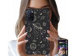 Custodia Per Oppo A52 - Cosmo Pianeti Stelle Luna + Vetro