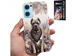 Custodia Per Oppo Reno7 5G - Cover Con Motivi Di Razze Canine + Foglio Di Alluminio