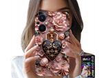 Custodia Per Oppo Reno8 Lite 5G - Modelli Femminili Custodia A Cuore Con Lucchetto + Vetro