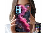 Custodia Per Oppo Reno7 5G - Retro In Marmo Rosa, Motivi Alla Moda