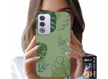 Custodia Per Oppo A80 5G - Foglia Verde Motivi Vegetali Plecki