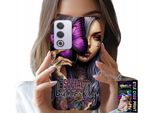 Custodia Per Oppo A80 5G - Anti Social Butterfly Pink Butterfly + Foil