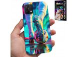 Custodia Per Oppo A15 / A15S - Giocatori Di Calcio + Vetro