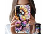 Custodia Per Oppo A53S / A53 2020 - Girasole Con Farfalla, Custodia + Foglio Di Alluminio