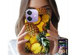 Custodia Per Oppo A60 5G - Custodia Con Frutto D'ananas + Vetro