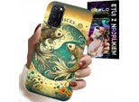 Custodia Per Oppo A52 - Segno Zodiacale, Pesci Astronomia + Foil