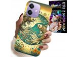 Custodia Per Oppo A60 5G - Segno Zodiacale, Pesci Astronomia + Foil