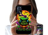 Custodia Per Oppo A16 / A16S / A54S - Strega Cauldron Wand Halloween Glass