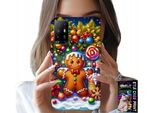 Custodia Per Oppo Reno 5Z / A94 5G - Pan Di Zenzero, Motivi Natalizi + Vetro