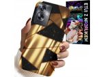 Custodia Per Oppo A79 5G - Design Elegante D'oro + Hydro Foil