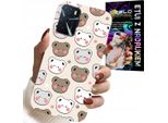 Custodia Per Oppo A16 / A16S / A54S - Modelli Di Orsetto Per Bambini + Vetro